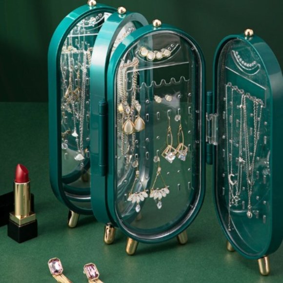 Luxury Design Desktop Multi-layer Dust-proof Ear Stud Jewelry Box Display Stand - Picture 1 of 4